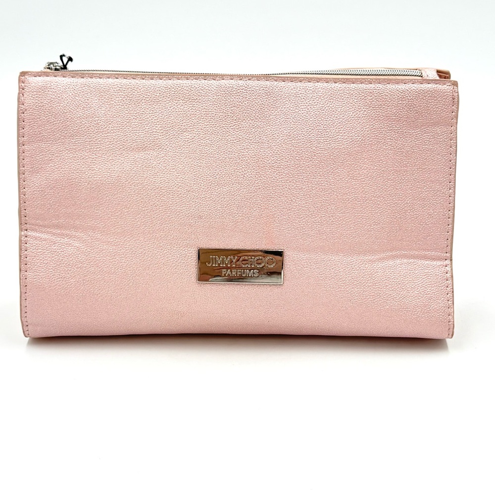 Jimmy Choo Parfums Pink Glitter Makeup Bag (B0003)